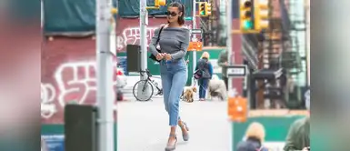 Tacones y jeans: outfits que demuestran que hay romance entre estas dos prendas Tacones y jeans: outfits que demuestran que hay romance entre estas dos prendas
