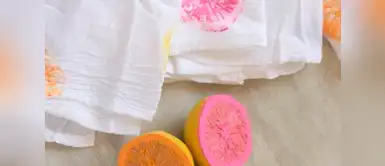 ¡DIY! Personaliza tus telas o manteles con naranjas, limas y limones ¡DIY! Personaliza tus telas o manteles con naranjas, limas y limones