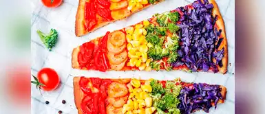 ¡Pizza arcoíris! Prepara esta receta deliciosa y nutritiva ¡Pizza arcoíris! Prepara esta receta deliciosa y nutritiva
