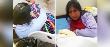 Mujer da a luz en la Plaza de Armas de Huancavelica Mujer da a luz en la Plaza de Armas de Huancavelica