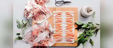 ¡Eco-Print! Aprende como estampar tela con flores ¡Eco-Print! Aprende como estampar tela con flores