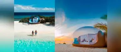 Maldivas: Hotel con habitación burbuja en playa desierta para parejas Maldivas: Hotel con habitación burbuja en playa desierta para parejas