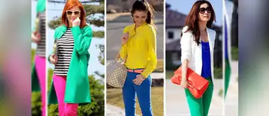 ¿Prendas de color? Conoce la manera ideal de combinarlas ¿Prendas de color? Conoce la manera ideal de combinarlas