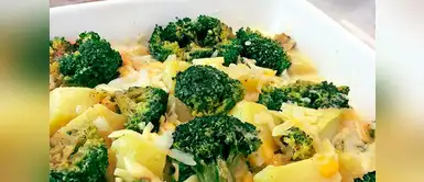 ¡Rápido y nutritivo! Prepara un pastel de brócoli con papas y queso ¡Rápido y nutritivo! Prepara un pastel de brócoli con papas y queso