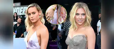Brie Larson y Scarlett Johansson usaron joyas inspiradas en las gemas de Thanos Brie Larson y Scarlett Johansson usaron joyas inspiradas en las gemas de Thanos