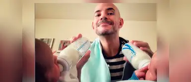 ¡Papá chocho! Los primeros días de Ricardo Morán como padre ¡Papá chocho! Los primeros días de Ricardo Morán como padre