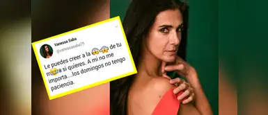 Vanessa Saba lanza contundente respuesta a usuario que la menospreció Vanessa Saba lanza contundente respuesta a usuario que la menospreció