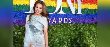 Thalía y el look plateado con el que deslumbró en los premios Tony 2019 Thalía y el look plateado con el que deslumbró en los premios Tony 2019