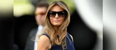 Melania Trump se une a la tendencia neón con este arriesgado look Melania Trump se une a la tendencia neón con este arriesgado look