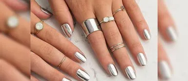 5 diseños de uñas color plateado que puedes usar para una noche de fiesta 5 diseños de uñas color plateado que puedes usar para una noche de fiesta