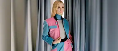 Elle Fanning y el traje rosado que querrás llevar a la oficina Elle Fanning y el traje rosado que querrás llevar a la oficina