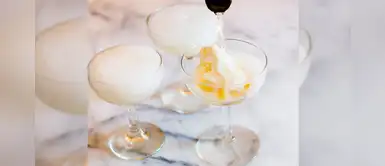 Ponche a la romana: magnífica receta con champaña y helado de piña Ponche a la romana: magnífica receta con champaña y helado de piña