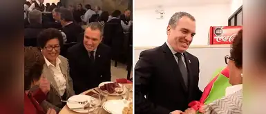 Salvador del Solar y el reencuentro emotivo con su profesora por el Día del Maestro Salvador del Solar y el reencuentro emotivo con su profesora por el Día del Maestro