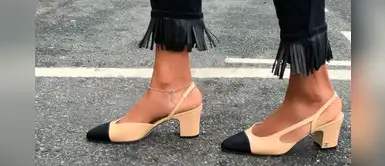 Los tacones bicolor de Chanel son los favoritos de la temporada Los tacones bicolor de Chanel son los favoritos de la temporada