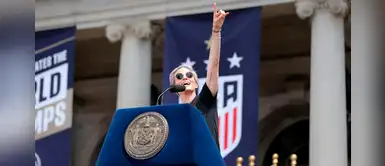 Megan Rapinoe tras ganar la Copa Mundial de Fútbol: "Somos mucho más que eso" Megan Rapinoe tras ganar la Copa Mundial de Fútbol: "Somos mucho más que eso"