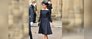Meghan Markle y el vestido negro que querrás lucir en un matrimonio Meghan Markle y el vestido negro que querrás lucir en un matrimonio