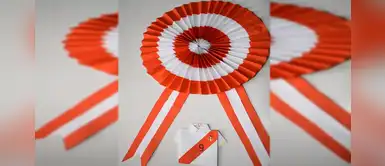 Cómo armar una escarapela del Perú de manera rápida y distintos tamaños Cómo armar una escarapela del Perú de manera rápida y distintos tamaños