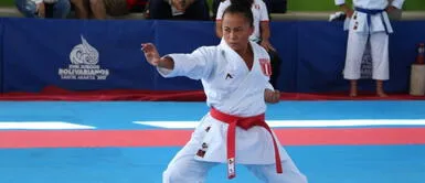 Panamericanos 2019: Ingrid Aranda se lleva la medalla de bronce en karate Panamericanos 2019: Ingrid Aranda se lleva la medalla de bronce en karate