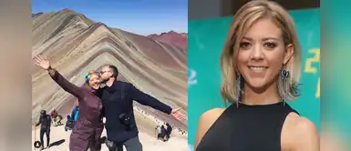 Fernanda Castillo vivió un momento romántico en la montaña de los Siete Colores Fernanda Castillo vivió un momento romántico en la montaña de los Siete Colores