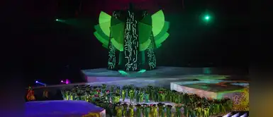 Tótem de la cultura Chavín deslumbró en los Parapanamericanos Lima 2019 Tótem de la cultura Chavín deslumbró en los Parapanamericanos Lima 2019