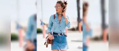 Outfits básicos para combinar una camisa o blusa azul Outfits básicos para combinar una camisa o blusa azul