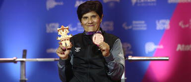 Lima 2019: Noemí Vásquez se llevó la medalla de bronce en Para powerlifting Lima 2019: Noemí Vásquez se llevó la medalla de bronce en Para powerlifting