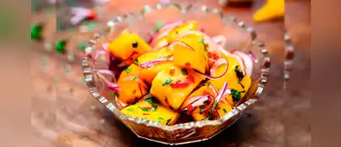 Aprende a preparar un exquisito ceviche de mango fácil y rápido Aprende a preparar un exquisito ceviche de mango fácil y rápido