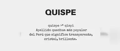 Estos son los significados de los apellidos más populares del Perú ¡Te sorprenderán! Estos son los significados de los apellidos más populares del Perú ¡Te sorprenderán!