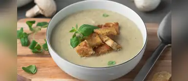 Premia tu paladar con esta suculenta crema de champiñones Premia tu paladar con esta suculenta crema de champiñones