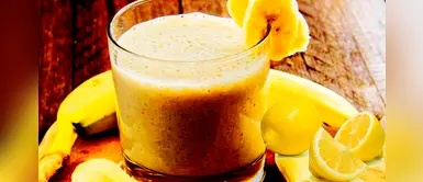 batido de plátano y limón olvídate del cansancio | jugo de fruta | remedios caseros | receta | estrés El delicioso batido de plátano y limón que te hará desaparecer el cansancio