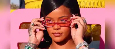 Rihanna trae de vuelta la moda de llevar pantalones debajo de los vestidos Rihanna trae de vuelta la moda de llevar pantalones debajo de los vestidos