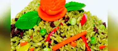 Disfruta del sabor y nutrientes que trae el arroz a la jardinera con sangrecita Disfruta del sabor y nutrientes que trae el arroz a la jardinera con sangrecita