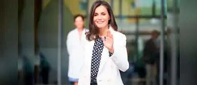 Reina Letizia roba miradas con outfit reciclado en España Reina Letizia roba miradas con outfit reciclado en España