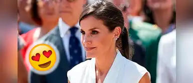 Reina Letizia nos enseña a re-usar un vestido con un sencillo y chic ejemplo Reina Letizia nos enseña a re-usar un vestido con un sencillo y chic ejemplo