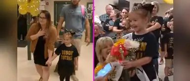 Niña de 5 años venció el cáncer y recibe cálida bienvenida en su colegio Niña de 5 años venció el cáncer y recibe cálida bienvenida en su colegio