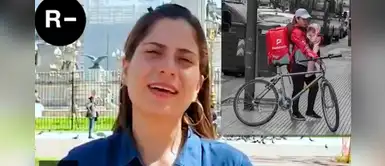 Mujer que fue criticada por trabajar con su bebé en una bicicleta sorprende con esta aclaración Mujer que fue criticada por trabajar con su bebé en una bicicleta sorprende con esta aclaración