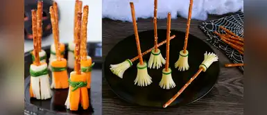 Halloween: Prepara unas deliciosas escobitas de queso para tu noche de brujas Halloween: Prepara unas deliciosas escobitas de queso para tu noche de brujas