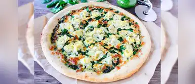 Pizza de espinaca y alcachofa: Una alternativa deliciosa y saludable para tus desayunos Pizza de espinaca y alcachofa: Una alternativa deliciosa y saludable para tus desayunos