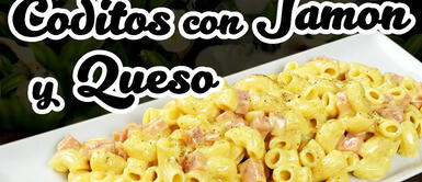 Prepara unos deliciosos coditos con jamón y queso para engreír a la familia Prepara unos deliciosos coditos con jamón y queso para engreír a la familia