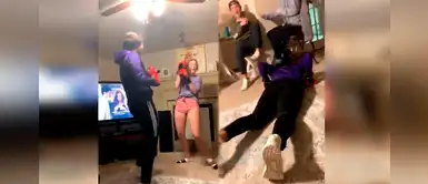 Intentó jugar al box con su novia y ella lo terminó noqueando con un derechazo Intentó jugar al box con su novia y ella lo terminó noqueando con un derechazo