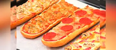 Prepara mini pizzas con el pancito que sobró del día anterior, riquísimo Prepara mini pizzas con el pancito que sobró del día anterior, riquísimo
