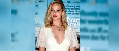 Jennifer Lawrence lució como toda un hada con su vestido de novia Jennifer Lawrence lució como toda un hada con su vestido de novia