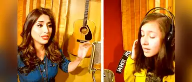 Nicole Pillman graba con 5 de sus fans canción compuesta por Gianmarco Nicole Pillman graba con 5 de sus fans canción compuesta por Gianmarco