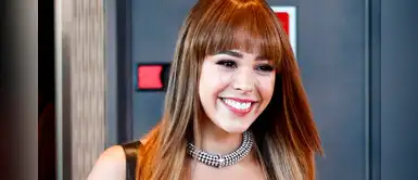 Danna Paola luce vestido metálico ideal para las chicas bajitas Danna Paola luce vestido metálico ideal para las chicas bajitas
