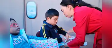 Niños con autismo, síndrome de Down y deficiencias cognitivas participaron de vuelo simulado Niños con autismo, síndrome de Down y deficiencias cognitivas participaron de vuelo simulado