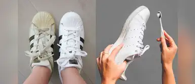 Mira cómo puedes quitar el tono amarillento de tus zapatillas blancas ¡Cómo nuevas! Mira cómo puedes quitar el tono amarillento de tus zapatillas blancas ¡Cómo nuevas!