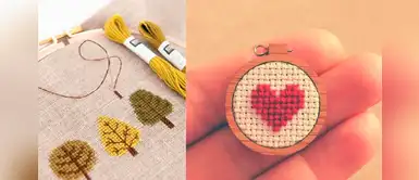 Bordar en punto de cruz es la nueva tendencia para liberar el estrés Bordar en punto de cruz es la nueva tendencia para liberar el estrés