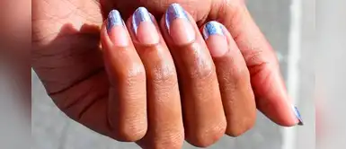 Luce una manicure francesa con colores metálicos para un look fresco y renovado Luce una manicure francesa con colores metálicos para un look fresco y renovado