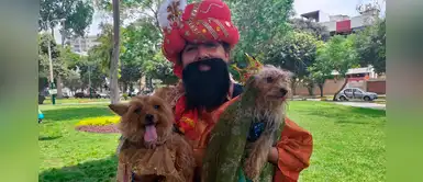 Colita y Nerón, los felices Reyes Magos que ganaron en concurso navideño Colita y Nerón, los felices Reyes Magos que ganaron en concurso navideño