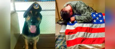 Soldado conmueve al estar al lado de su compañero y fiel amigo antes de morir Soldado conmueve al estar al lado de su compañero y fiel amigo antes de morir